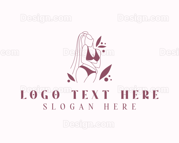 Woman Body Lingerie Logo