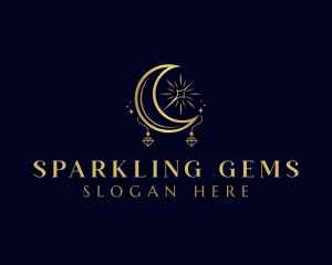 Astral Moon Jewelry logo design