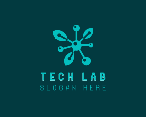 Biotech Pharmaceutical Leaf logo