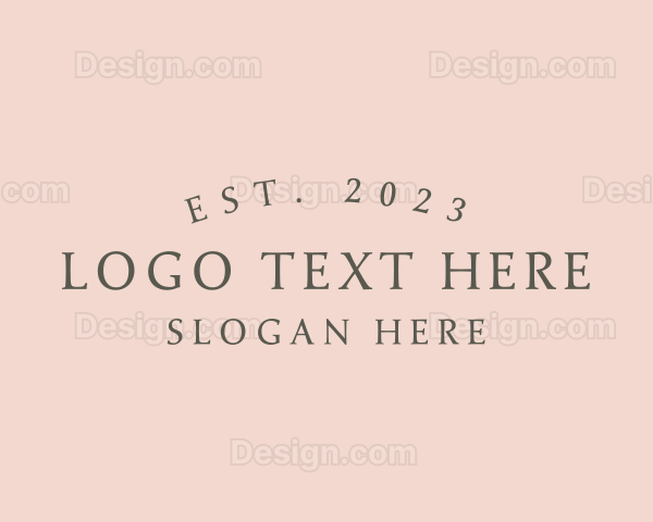 Fashion Luxury Business Logo