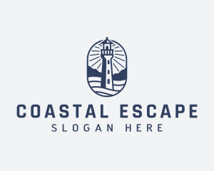 Lighthouse Tower Coastal logo design