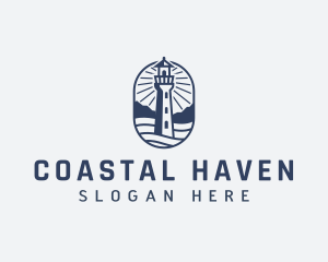 Lighthouse Tower Coastal logo design