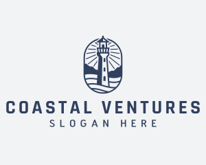 Lighthouse Tower Coastal logo design