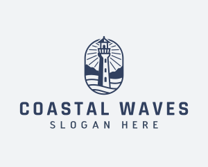 Lighthouse Tower Coastal logo design