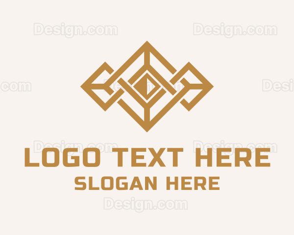 Diamond Pattern Design Logo