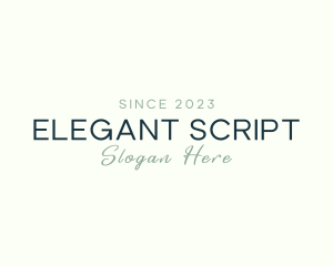 Elegant Fashion Stylist logo design