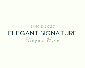 Elegant Fashion Stylist logo design