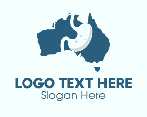Australia Gastroenterology Medical Organ logo design