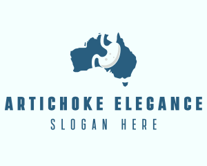 Australia Gastroenterology Medical Organ logo design