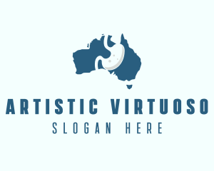 Australia Gastroenterology Medical Organ logo design