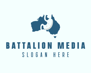 Australia Gastroenterology Medical Organ logo design