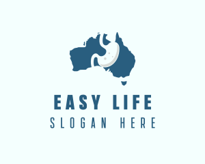 Australia Gastroenterology Medical Organ logo design