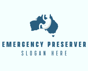 Australia Gastroenterology Medical Organ logo design