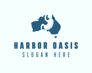 Australia Gastroenterology Medical Organ logo design