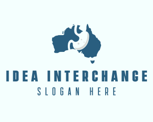 Australia Gastroenterology Medical Organ logo design