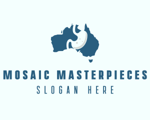 Australia Gastroenterology Medical Organ logo design