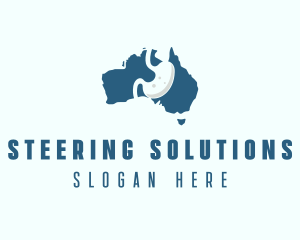 Australia Gastroenterology Medical Organ logo design