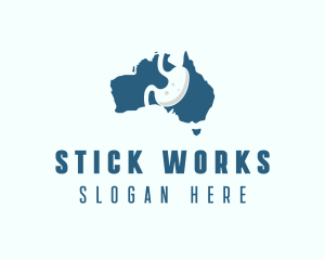 Australia Gastroenterology Medical Organ logo design