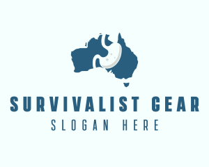 Australia Gastroenterology Medical Organ logo design