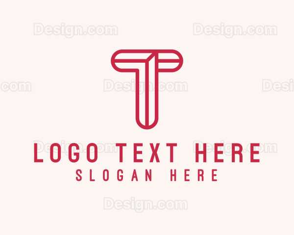 Professional Company Letter T Logo