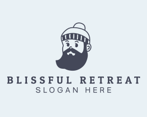 Hipster Man Beard Logo