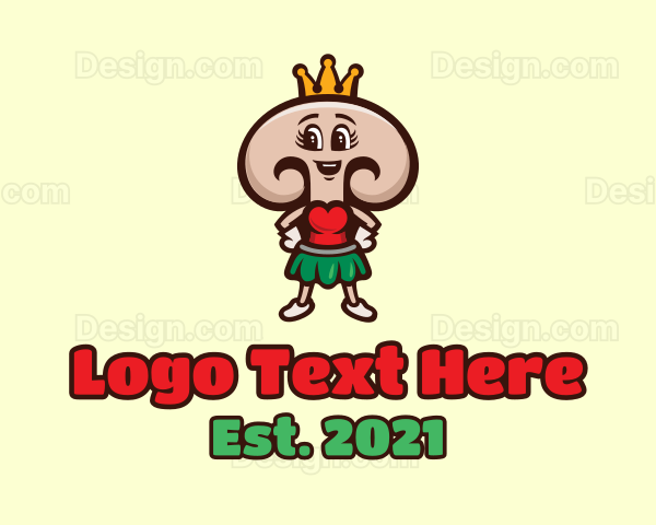 Lady Mushroom Queen Logo