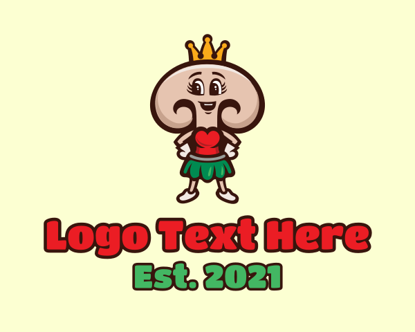 Mushroom logo example 1