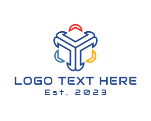 Modern Creative Cube logo