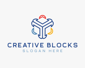 Modern Creative Cube logo design