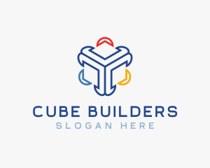 Modern Creative Cube logo design