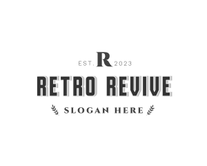 Professional Retro Consultant logo design