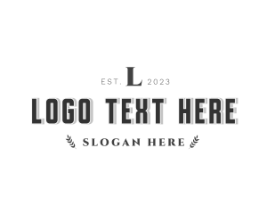Tall - Professional Retro Consultant logo design