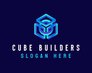 Cube Technology Developer logo design