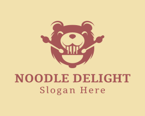 Ramen Noodle Bear logo