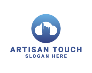 Touch Cloud Storage logo design