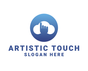 Touch Cloud Storage logo design