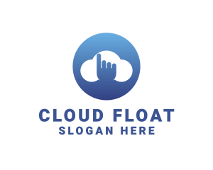 Touch Cloud Storage logo design