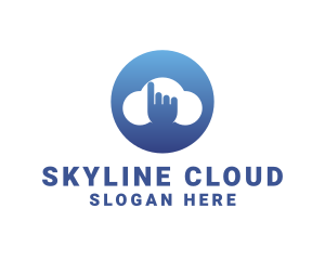 Touch Cloud Storage logo design