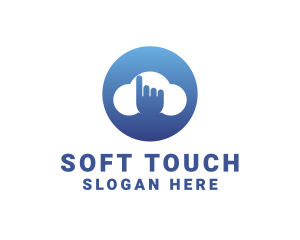 Touch Cloud Storage logo design