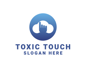 Touch Cloud Storage logo design