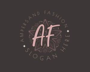 Floral Mandala Fashion logo design