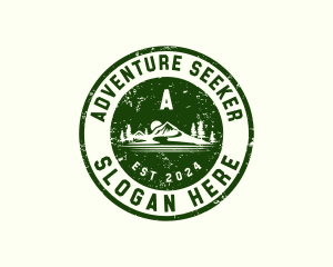 Mountain Adventure Camp  logo design