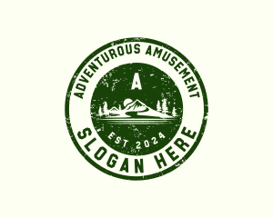 Mountain Adventure Camp  logo design