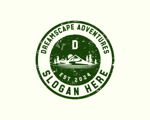 Mountain Adventure Camp  logo design