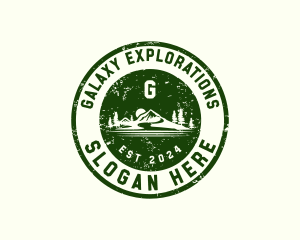 Mountain Adventure Camp  logo design