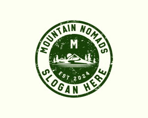 Mountain Adventure Camp  logo design