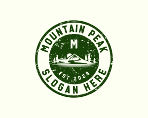 Mountain Adventure Camp  logo design