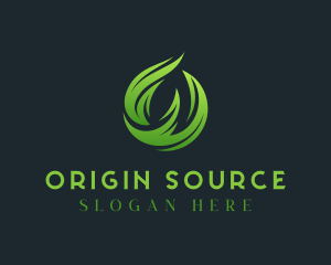 Organic Leaf Ecology Letter O logo design