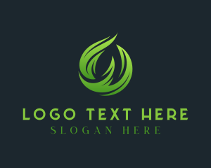 Organic Leaf Ecology Letter O logo