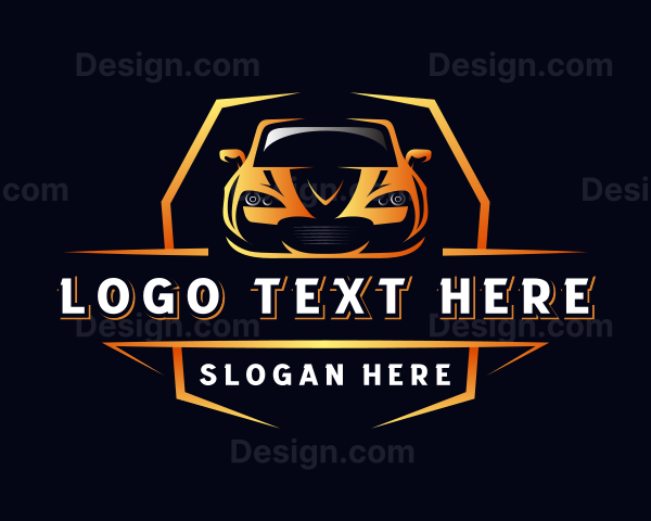 Luxury Car Driving Logo